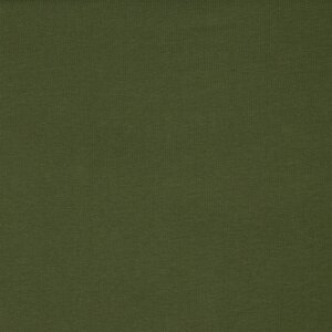 Bio Bündchenstoff Amelie Uni khaki