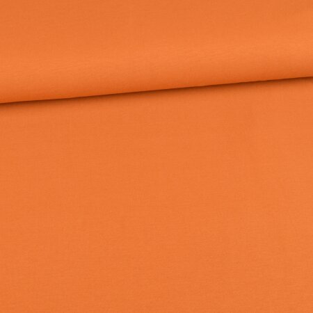 Organic Soft Touch Ganzjahres-Sweat French Terry brushed Amelie - Uni Hellorange