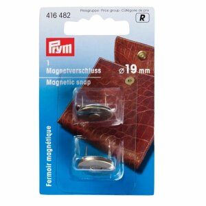Magnet-Verschluß, 19mm, altmessing (416482)