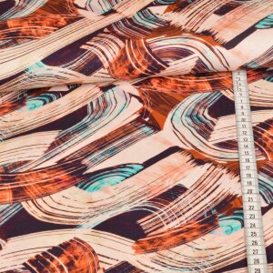 Baumwolle Modal Jersey Swafing - Abstrakte Grafik - Bunt