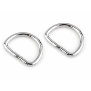 Halbring 12 mm - Nickel