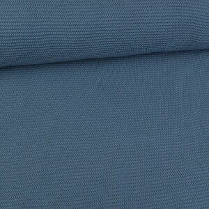 Baumwoll Strickstoff Ella - Jeansblau