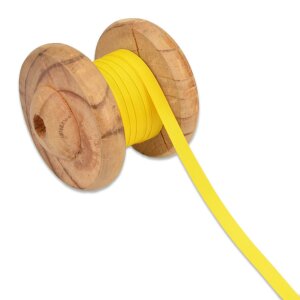 Ripsband Uni 10 mm - Gelb