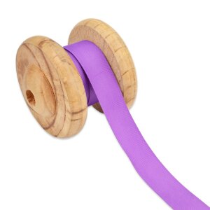 Ripsband Uni 25 mm - Violett