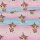 Jersey Rosalie Reh Glitter Look Hearts Watercolor Stripes Pastell - Glitzerpüppi Exklusiv Eigenproduktion
