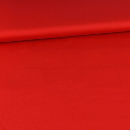 1 Reststück 0,45m Baumwolle Webware Uni Rot
