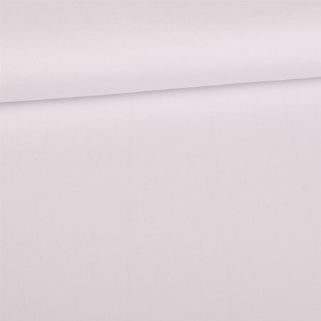 1 Reststück 0,65m Glitzerpüppi Uni Baumwoll Jersey - Weiß