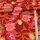 1 Reststück 1,60m Baumwolle Webware Voile - Flowergarden Orange