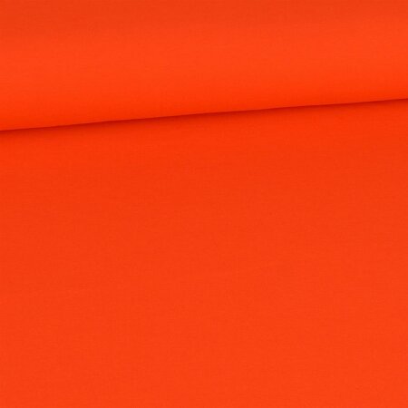 1 Reststück 0,45m BIO Sommersweat French Terry Uni Amelie - Orange