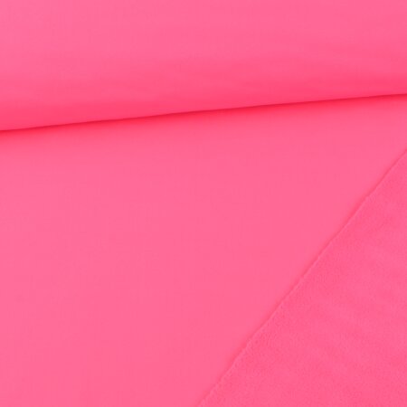 1 Reststück 1,05m Softshell - Neon Pink