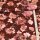 1 Reststück 1,70m Baumwolle Webware - Blütenzauber auf Bordeaux