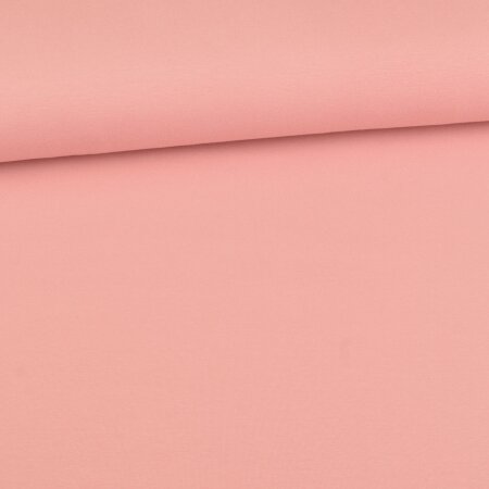 1 Reststück 0,60m BIO Uni Jersey Amelie - Rosé