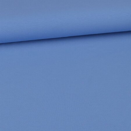 1 Reststück 0,65m BIO Uni Jersey Amelie - Blau