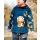 Jersey Panel - Cute Lion Blau - Glitzerpüppi Exklusiv Eigenproduktion