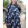 French Terry - Rosalie Reh und Häschen Winterversion Navy - Glitzerpüppi Exklusiv Eigenproduktion