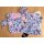 French Terry - Flowers and Butterflies Hellblau  - Glitzerpüppi Exklusiv Eigenproduktion