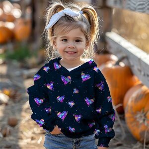 Jersey Colorful Hearts Navy - Glitzerpüppi Exklusiv...