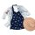 Jersey Colorful Hearts Navy - Glitzerpüppi Exklusiv Eigenproduktion