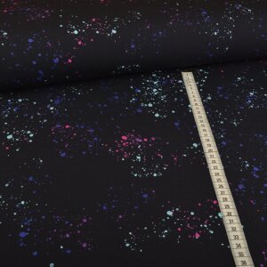 Jersey Colorful Splashes Navy - Glitzerpüppi Exklusiv Eigenproduktion