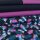 Stoffpaket Jersey Ginkgo Butterflies Navy - Glitzerpüppi Exklusiv Eigenproduktion