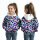 Jersey Grafitti Hearts Navy - Glitzerpüppi Exklusiv Eigenproduktion