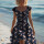 BIO Jersey Maritime Blossoms Rosé auf Jeans - Glitzerpüppi Exklusiv Eigenproduktion
