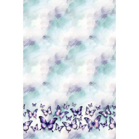 BIO Jersey Magical Fluttering Butterflies - Glitzerpüppi Exklusiv Eigenproduktion