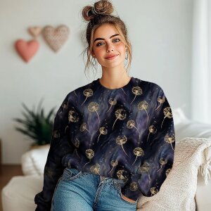BIO Jersey Goldene Pusteblumen - Glitzerpüppi Exklusiv Eigenproduktion