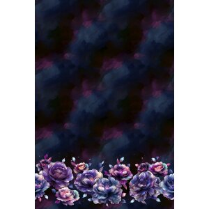 BIO Jersey Summertime Blossoms Navy Beere -...