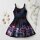 BIO Jersey Summertime Blossoms Navy Beere - Glitzerpüppi Exklusiv Eigenproduktion