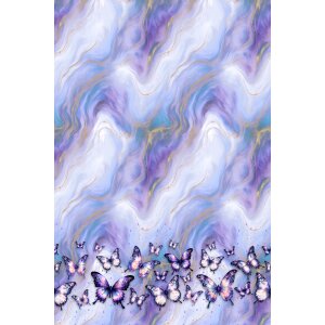 BIO Jersey Magical Fluttering Butterflies Flieder -...