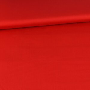 Baumwolle Webware Uni Rot 