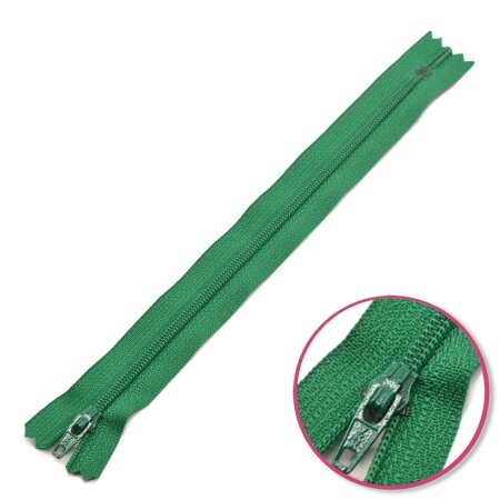 Reißverschluss Grün 25cm nicht teilbar YKK (0561179-878)