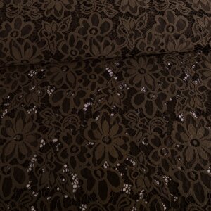 Spitze Blumen Elastisch Khaki