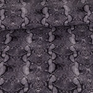 Chiffon Schlangenprint Grau