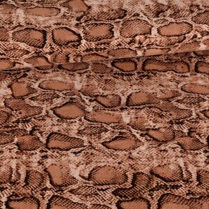 Chiffon Schlangenprint Sand