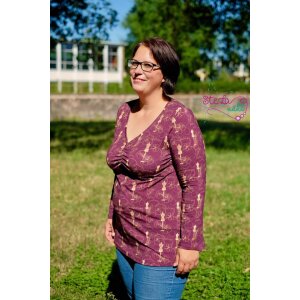 eBook Basicshirt / Tunika / Basickleid "RAFFaela Curvy" Glitzerpüppi-Schnittmuster