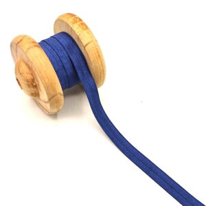 Einfassband Schrägband Elastisch Gummiband Jeansblau 1,5cm