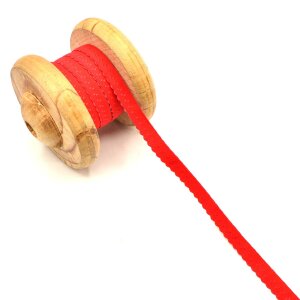 Einfassband Schrägband Mira Elastisch Rot 1,2cm