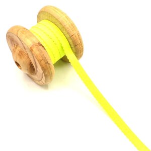 Einfassband Schrägband Mira Elastisch Neon Gelb 1,2cm
