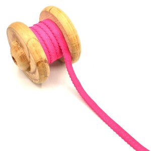 Einfassband Schrägband Mira Elastisch Pink 1,2cm