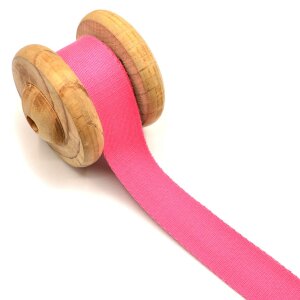 Gurtband Soft Uni Pink 4cm