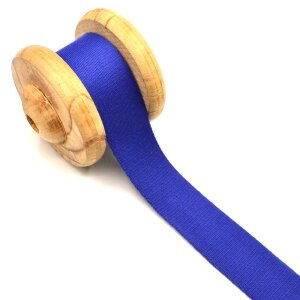 Gurtband Soft Uni Royal Blau 4cm