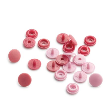 Color Snaps Druckknöpfe Mini rosa, Prym Love, Kunststoff 9mm, 36 Stück (393500)