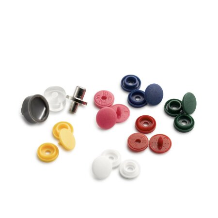 Druckknöpfe Color Snaps Mini inkl. Werkzeug, Prym Love, 9mm, in 6 Farben 72 Stück (393950)
