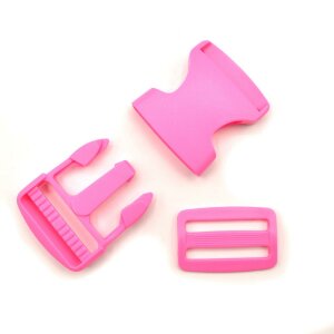 Taschenverschluss 3,8cm Pink