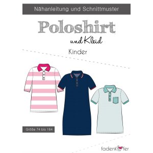 Fadenkäfer Papierschnittmuster Poloshirt und Kleid...