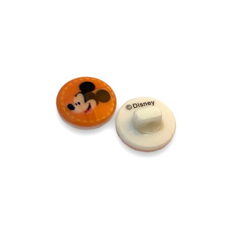 Knopf Walt Disney 13mm - Mickey Mouse Orange