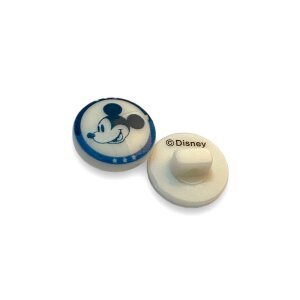 Knopf Walt Disney 13mm - Mickey Mouse Weiß 