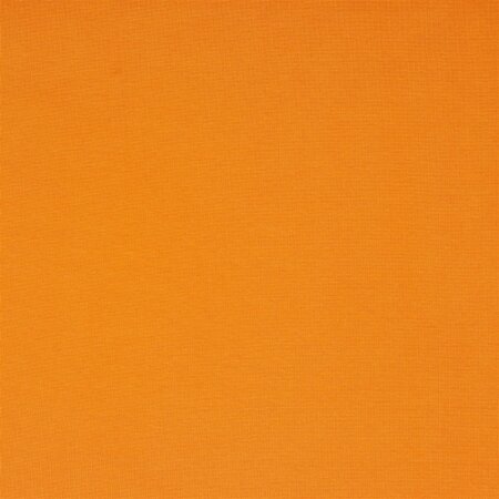 Bio Bündchenstoff Amelie Uni hellorange